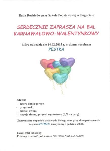 plakat walentynki