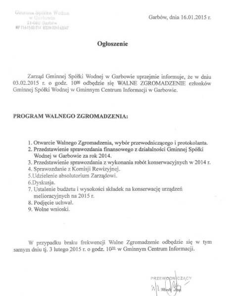 spółka wodna